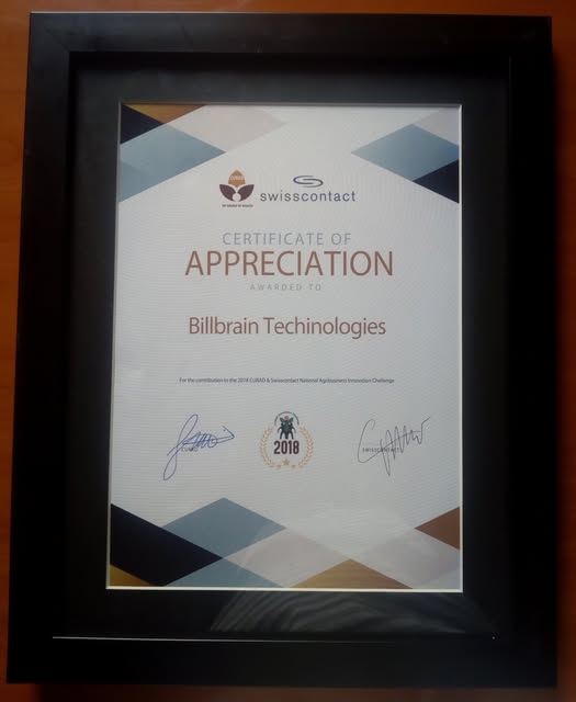 billbrain technologies curad swiss contact certificate of application